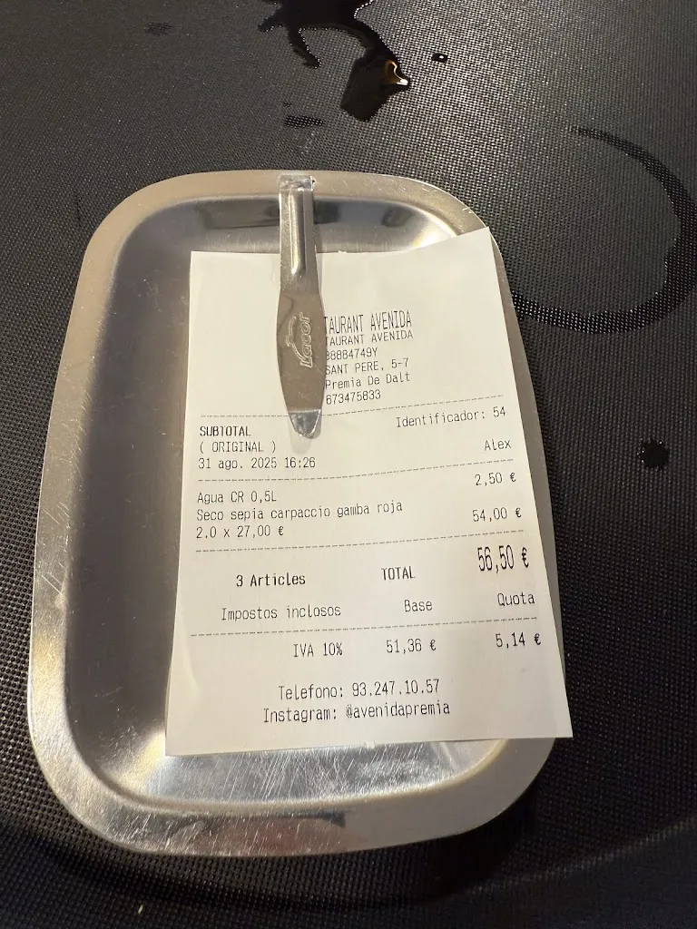 David Creus_Bar Restaurant Avenida_Premià de Dalt_review