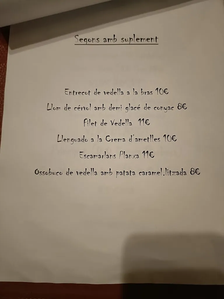 Menu_Restaurant LA PEDRA_Pujalt_image_1