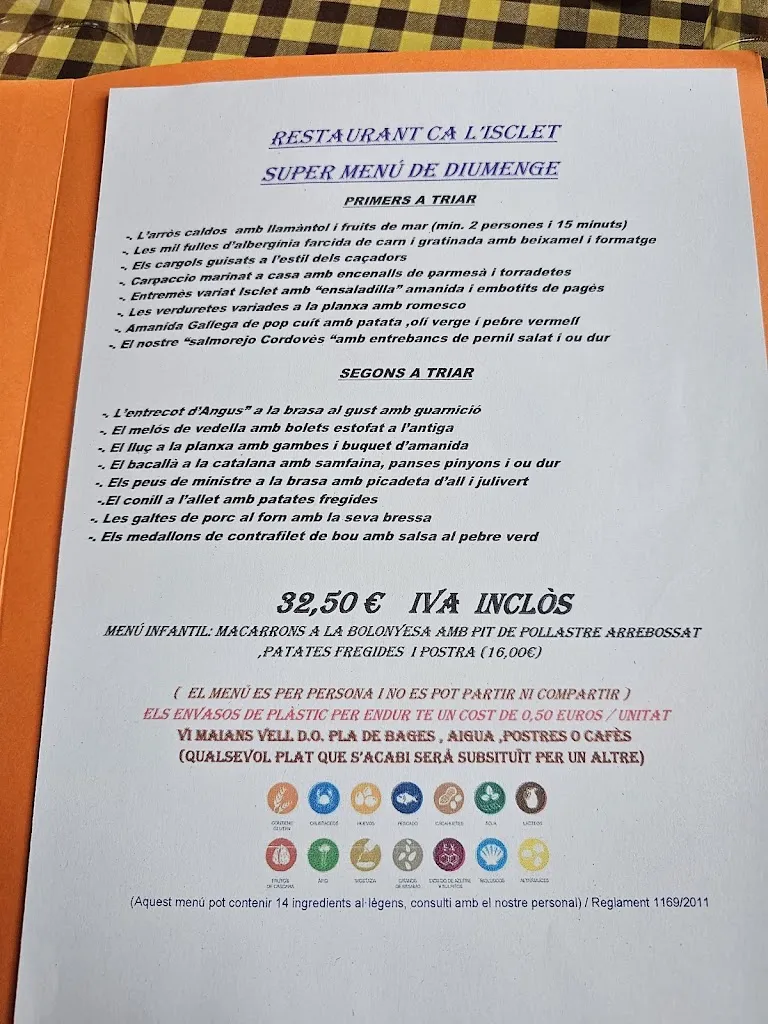 Menu_Ca l'Isclet_Rajadell_image_1