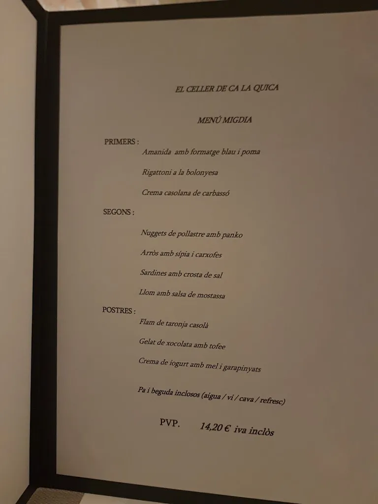 Menu_El Celler de Ca La Quica_Puig-reig_image_2