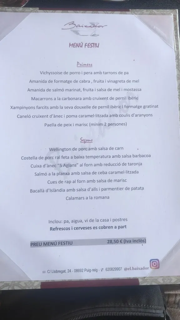 Menu_Restaurant Baixador_Puig-reig_immagine_1