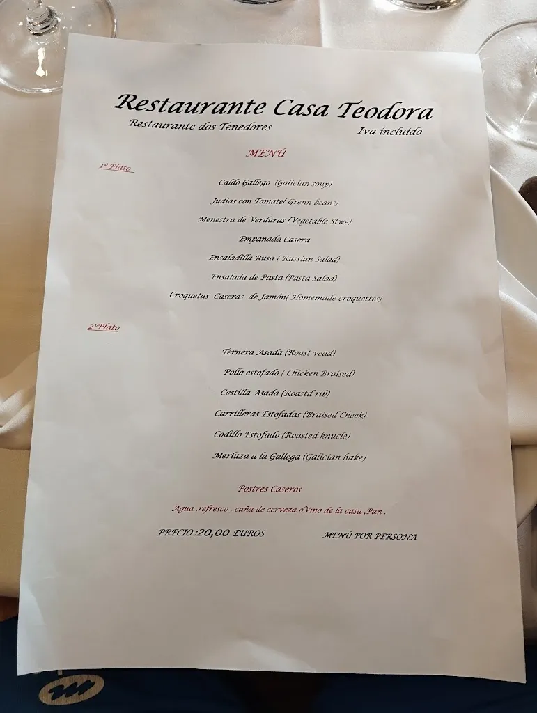 Menu_Teodora Restaurant_Arzúa_image_2