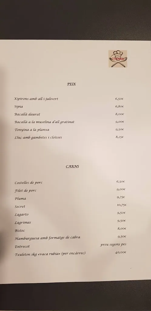 Menu_Bar - Restaurant THIANA_Roda de Ter_image_2