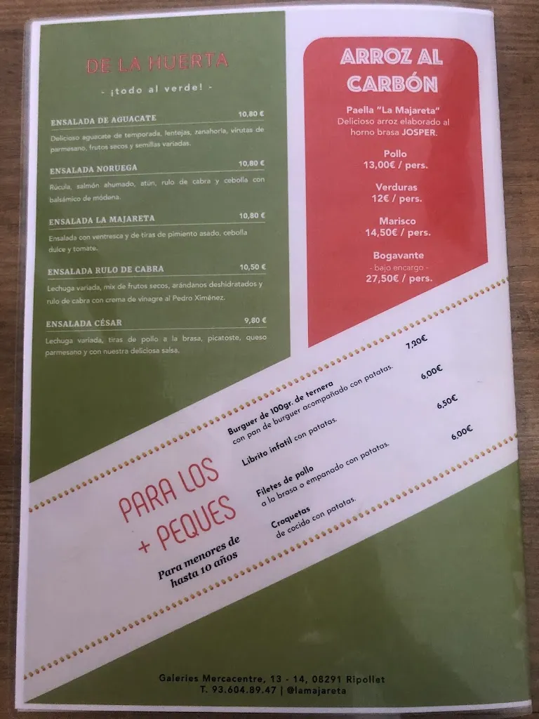 Menu_La Majareta_Ripollet_image_1