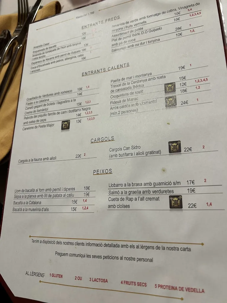 Menu_Can Sidro_Palau-solità i Plegamans_image_4