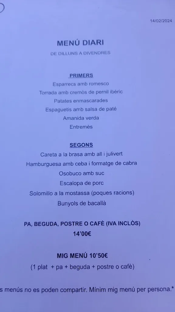 Menu_Bar Del Poble_Palau-solità i Plegamans_image_1