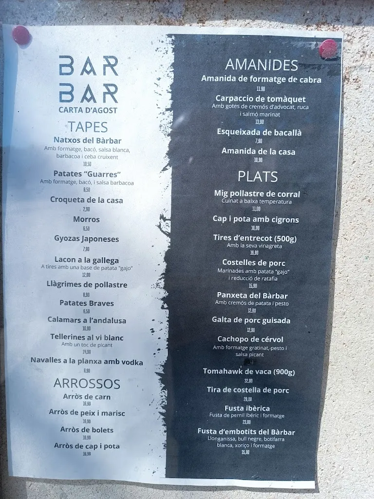 Menu_Bàrbar Restaurant_Palau-solità i Plegamans_immagine_1