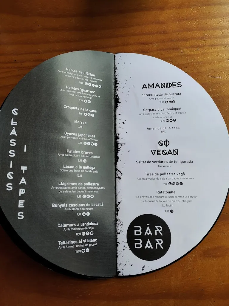 Menu_Bàrbar Restaurant_Palau-solità i Plegamans_immagine_2