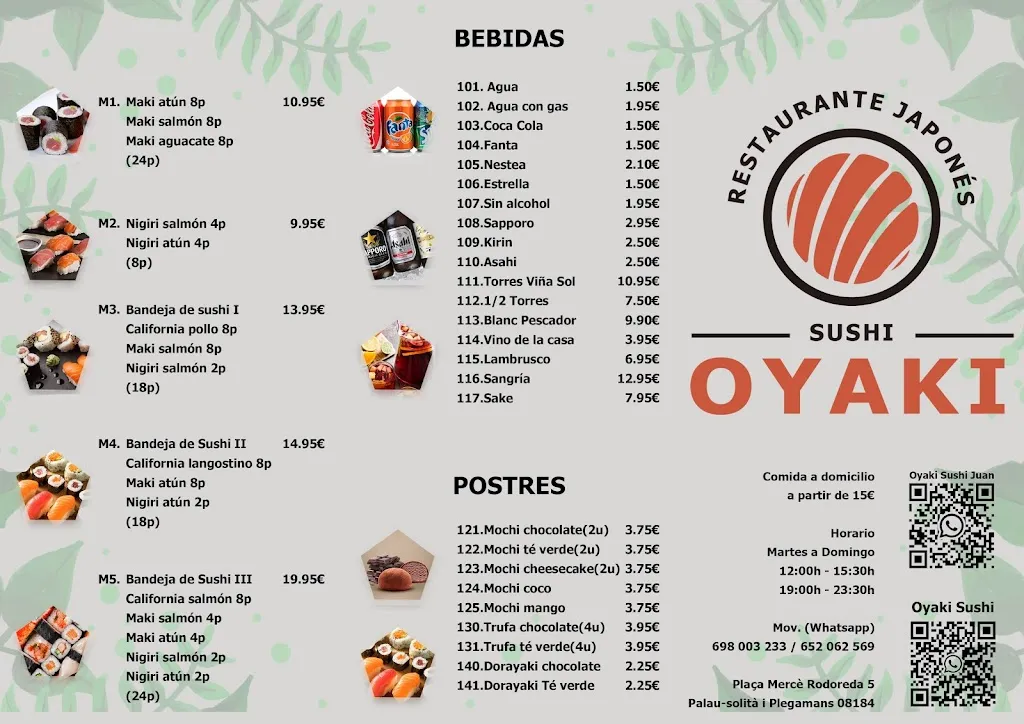 Menu_Oyaki sushi Palau_Palau-solità i Plegamans_image_2