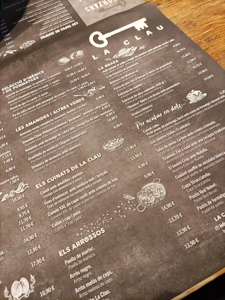 Menu_Bar Restaurant La Clau_Palau-solità i Plegamans_image_4