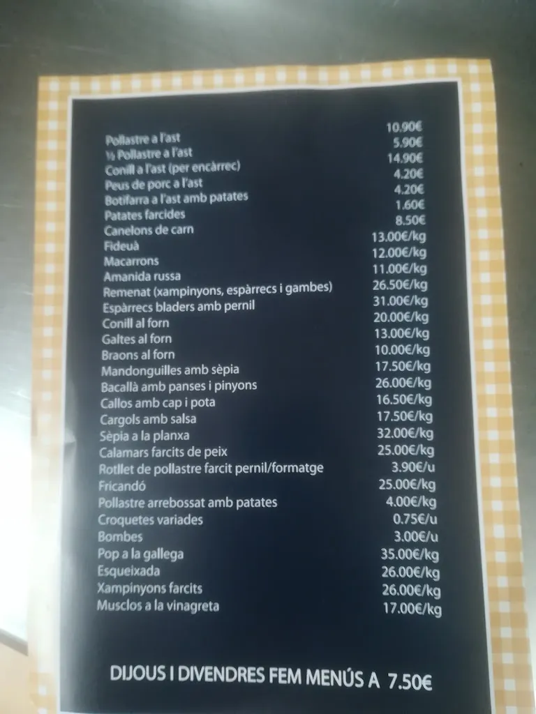 Menü_AVUI CUINEM NOSALTRES_Palau-solità i Plegamans_Bild_1