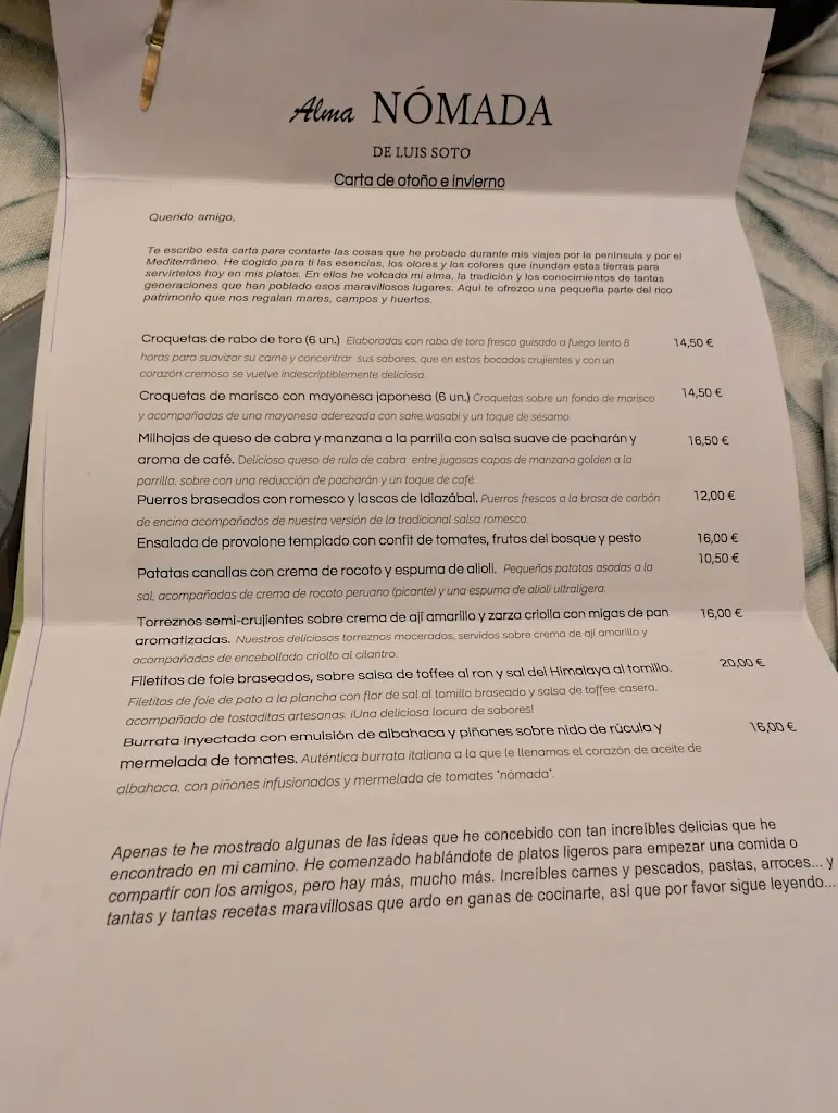 Menu_Alma Nómada Restaurante de Luis Soto_Rubió_image_1