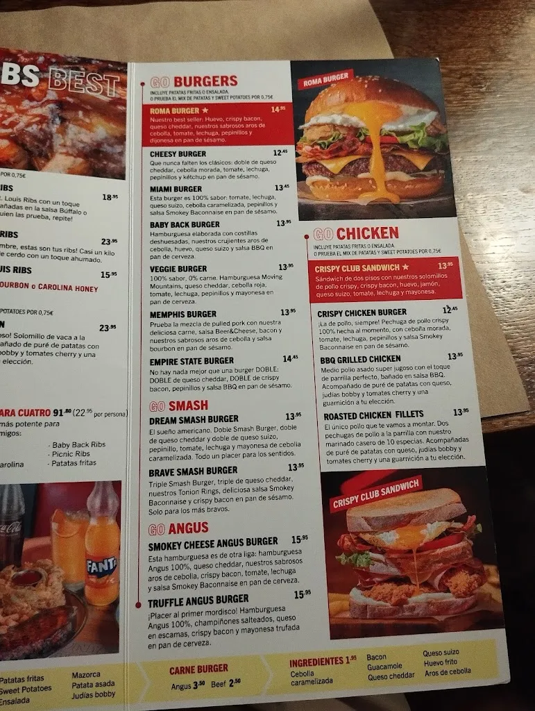 Menu_Tony Roma's_Rubió_image_2