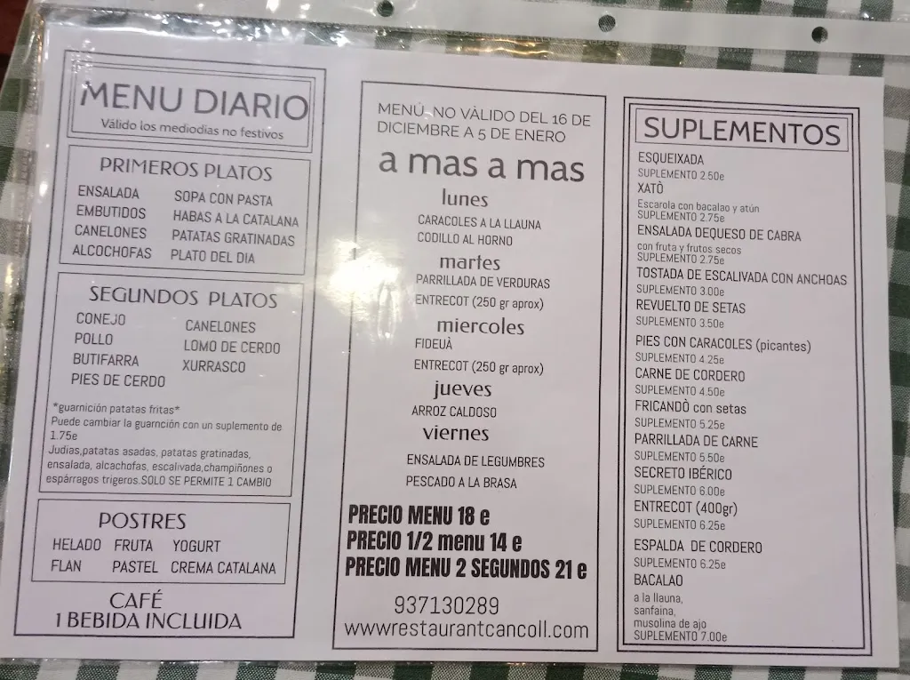 Menu_Can Coll_Polinyà_image_4