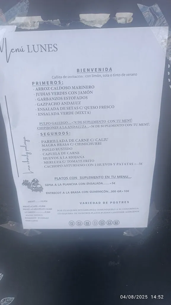 Menu_Loro Charly Polinyà_Polinyà_image_3