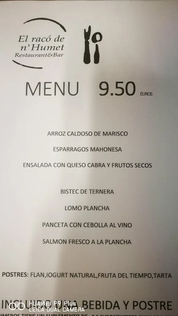Menu_El Racó de n'Humet_Polinyà_image_3