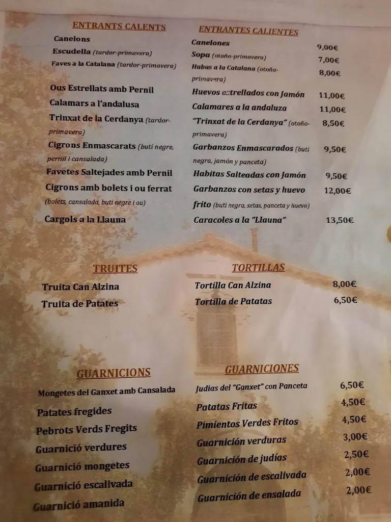 Menu_Restaurant Ca n'Alzina_Polinyà_image_3
