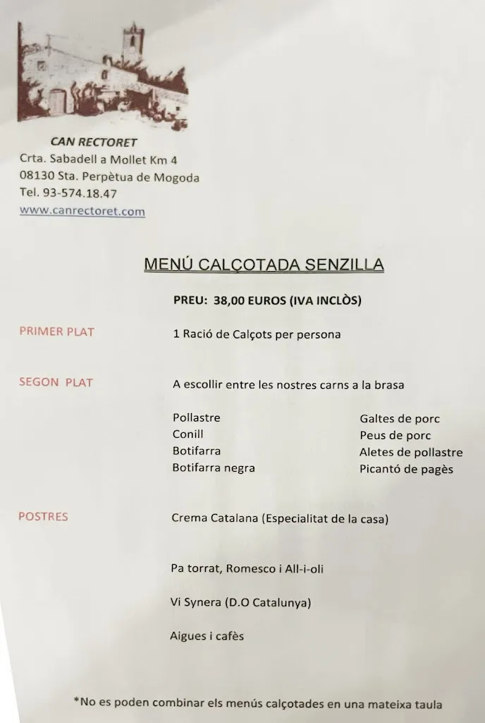 Menu_Can Rectoret_Polinyà_image_1