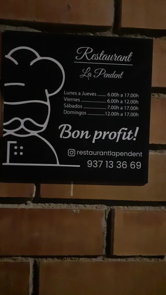 Menu_Rte Bar La Pendent_Polinyà_image_2