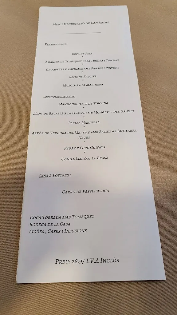 Menu_Can Jaume_Sant Andreu de Llavaneres_immagine_1