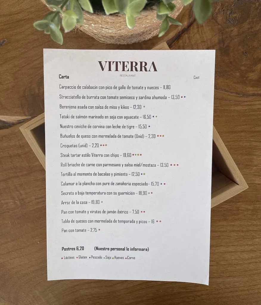 Menu_Viterra Restaurant_Sant Andreu de Llavaneres_image_1
