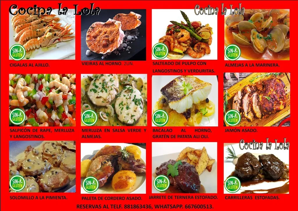 Menu_Cocina La Lola. Comida para llevar._Noia_image_4
