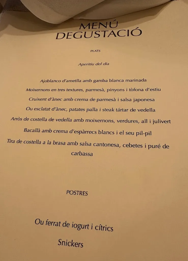 Menu_Mas Monells Restaurant_Sant Bartomeu del Grau_image_1