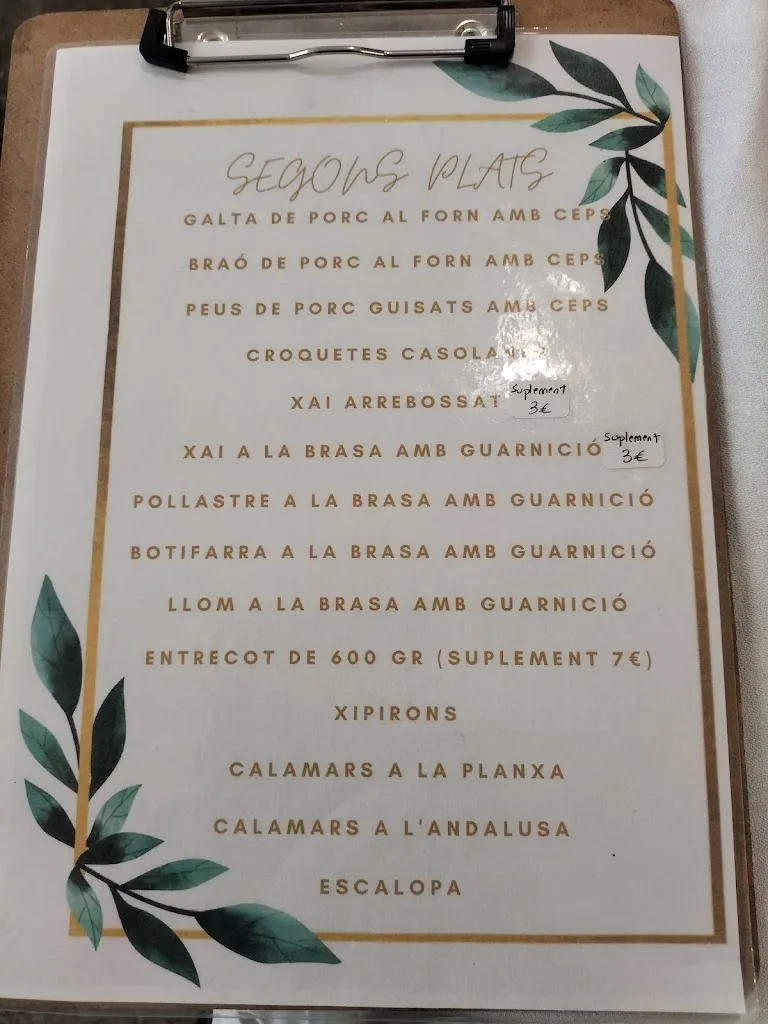 Menu_Restaurant Sant Antoni_Sant Antoni de Vilamajor_image_3
