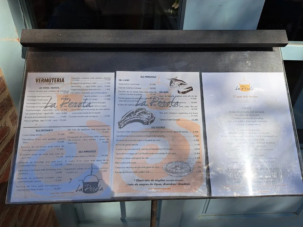 Menu_La Perola | Restaurant_Sant Antoni de Vilamajor_immagine_1