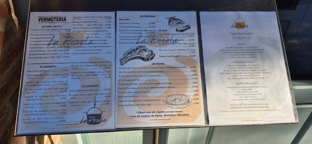 Menu_La Perola | Restaurant_Sant Antoni de Vilamajor_immagine_2