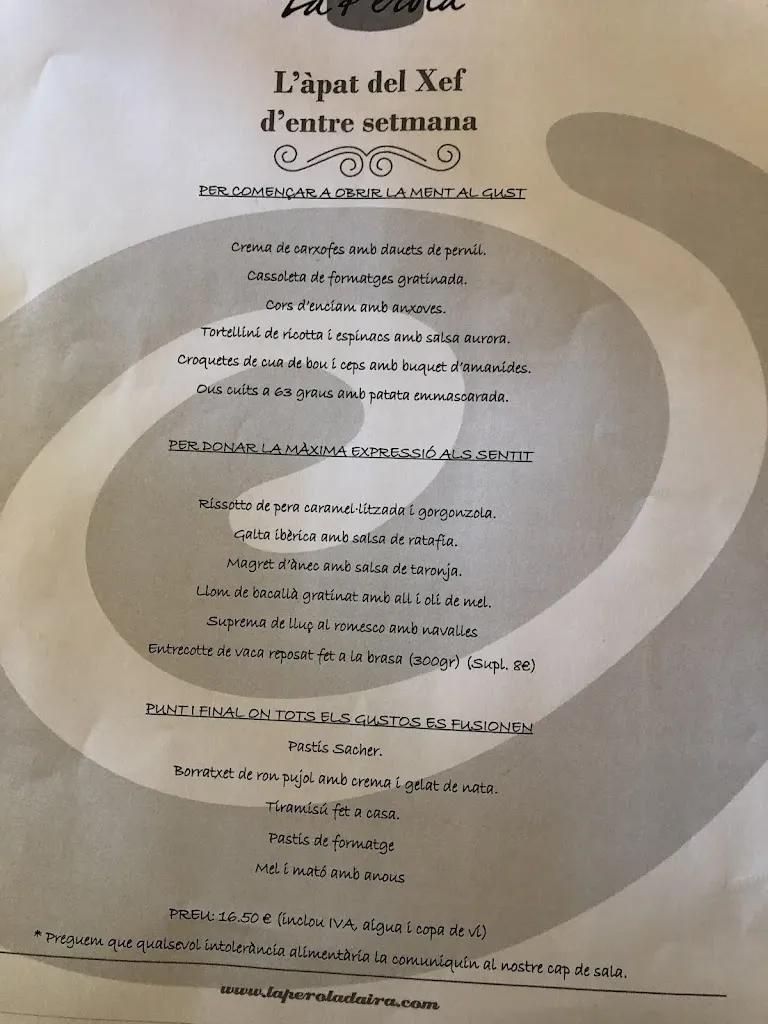 Menu_La Perola | Restaurant_Sant Antoni de Vilamajor_immagine_4