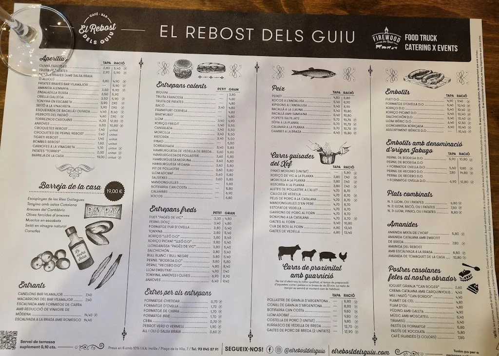 Menu_El Rebost dels Guiu Café - Bar _Sant Antoni de Vilamajor_image_1