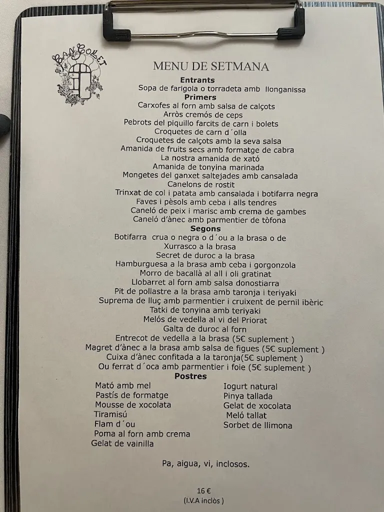 Menu_Restaurant Can Collet del Pla_Sant Antoni de Vilamajor_image_2