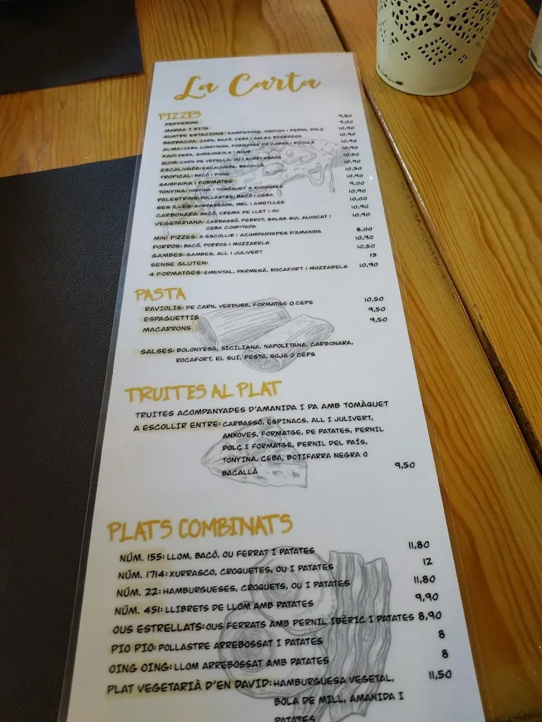 Menu_Bar-Pizzeria El Sui_Sant Antoni de Vilamajor_image_2