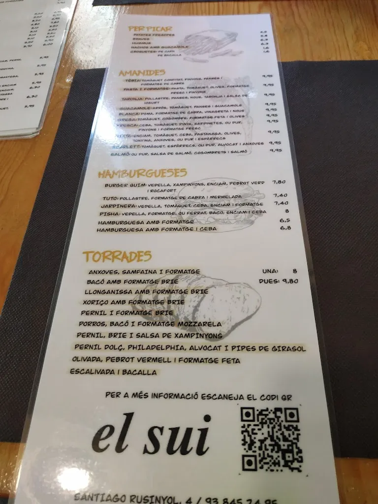 Menu_Bar-Pizzeria El Sui_Sant Antoni de Vilamajor_image_3