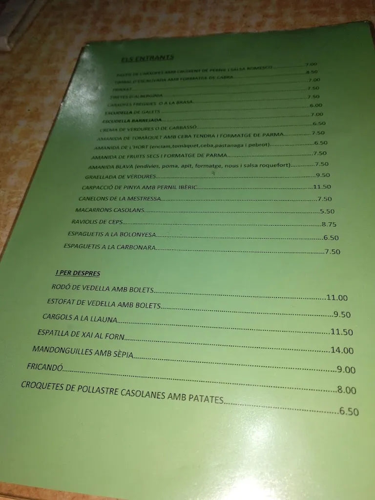 Menu_Restaurant Can Noguera_Sant Antoni de Vilamajor_image_3