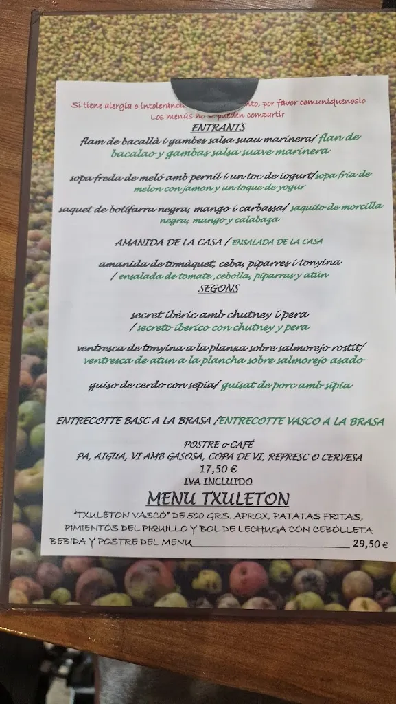 Menu_El Racó de la Sidra_Rubí_image_4