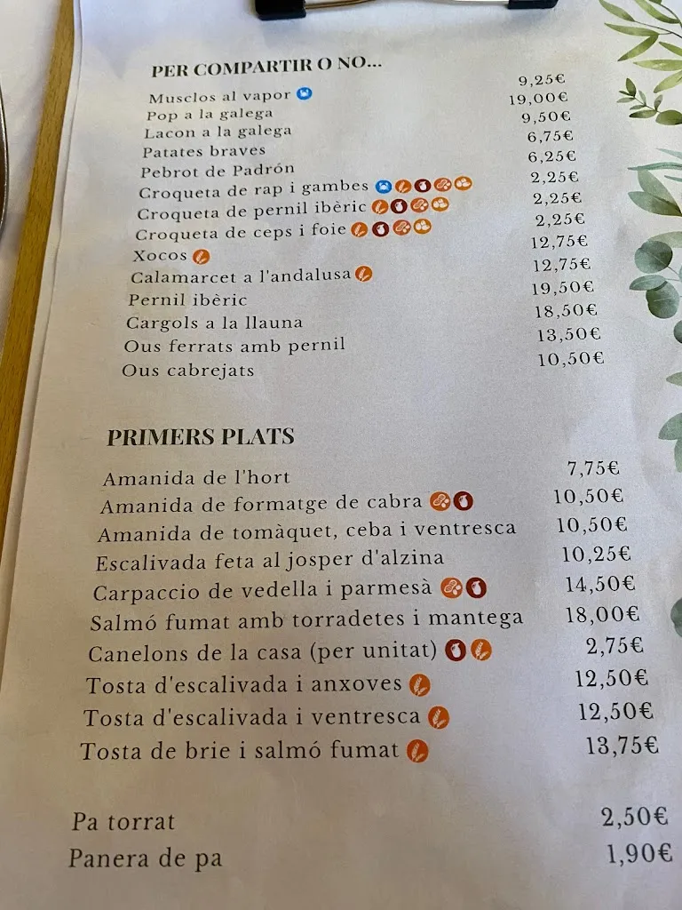 Menu_Restaurant El Portalet_Rubí_image_1