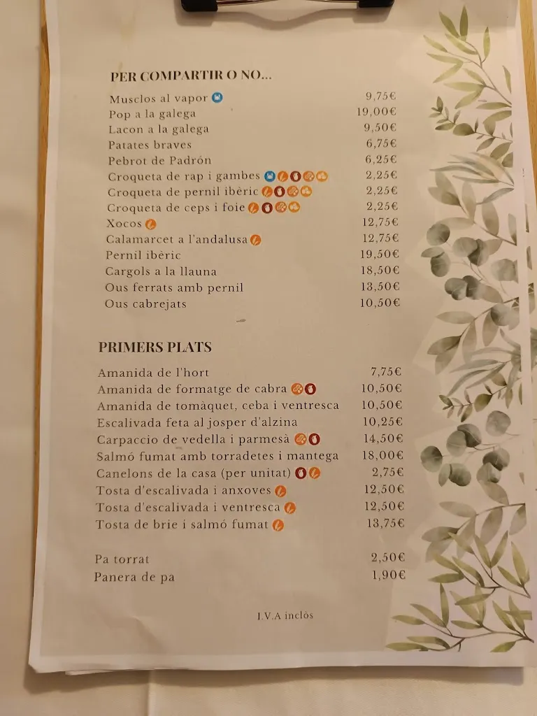 Menu_Restaurant El Portalet_Rubí_image_4