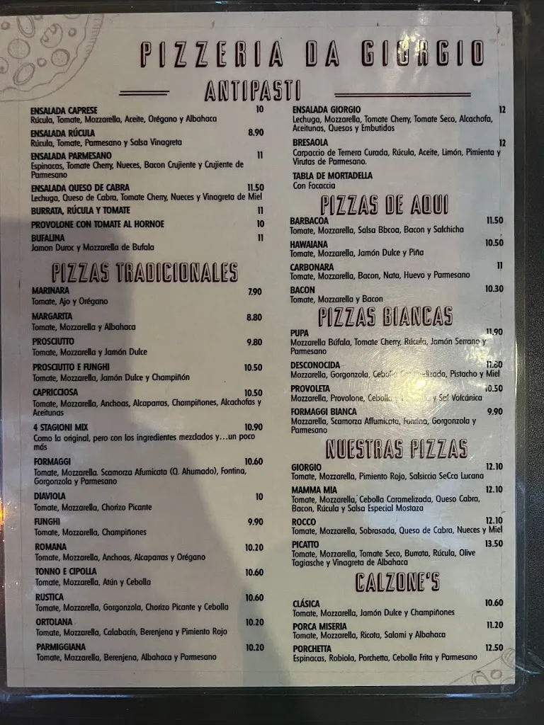 Menu_Pizzeria da Giorgio_Rubí_image_2