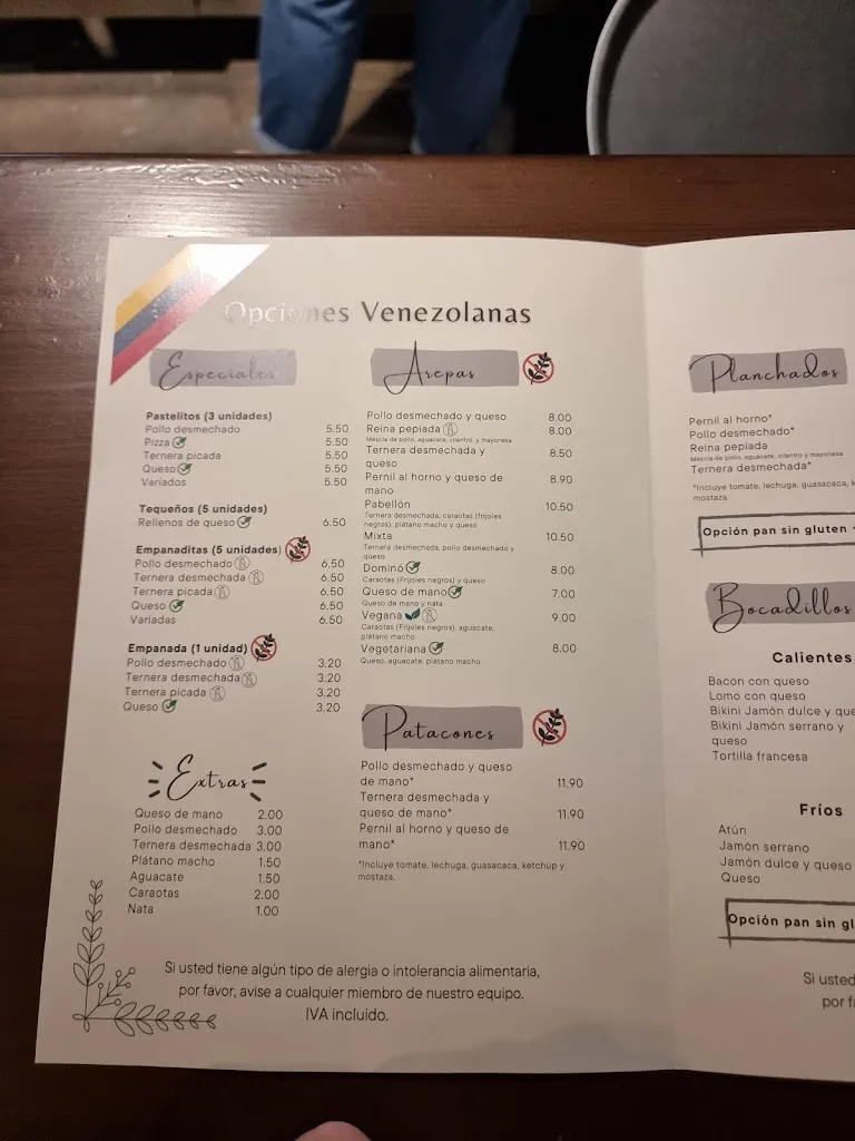 Menu_Laró Restaurante Venezolano_Rubí_immagine_3
