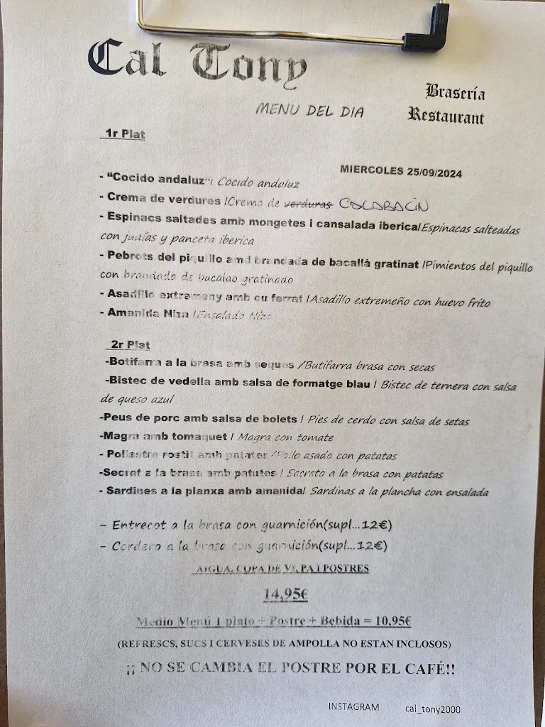 Menu_Restaurante Cal Tony Brasería_Rubí_image_4