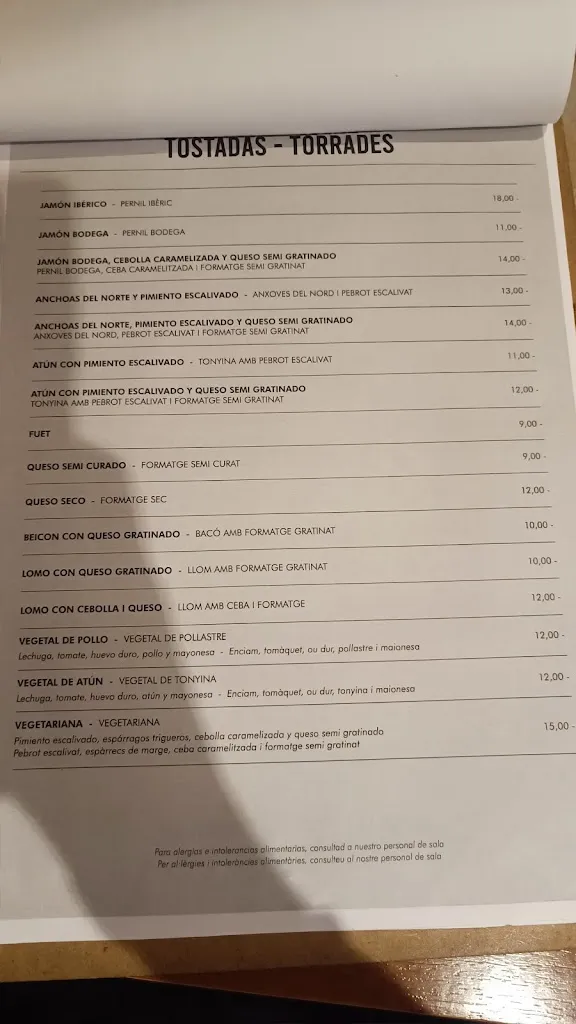 Menu_Bar Restaurant Gómez_Rubí_image_2