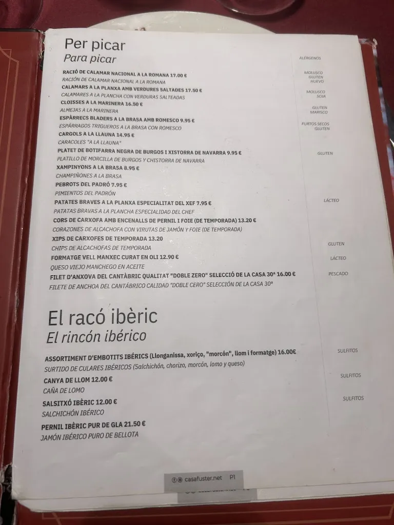 Menu_Casa Fuster Restaurant_Sabadell_image_3