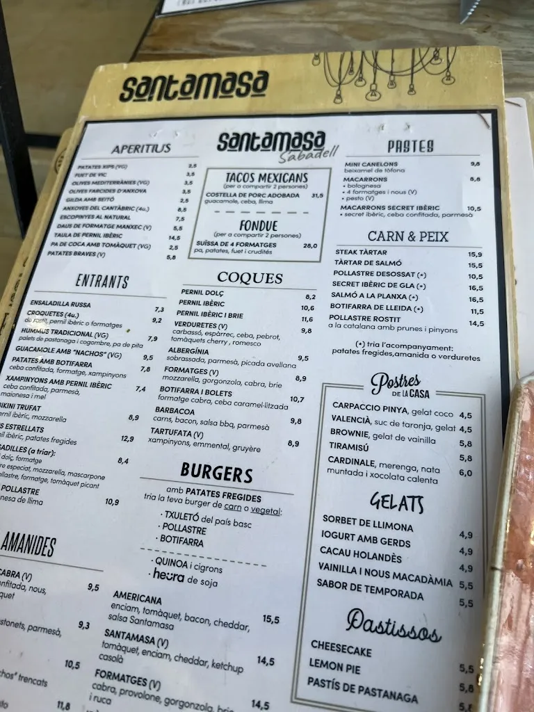 Menu_Santamasa Sabadell_Sabadell_image_4