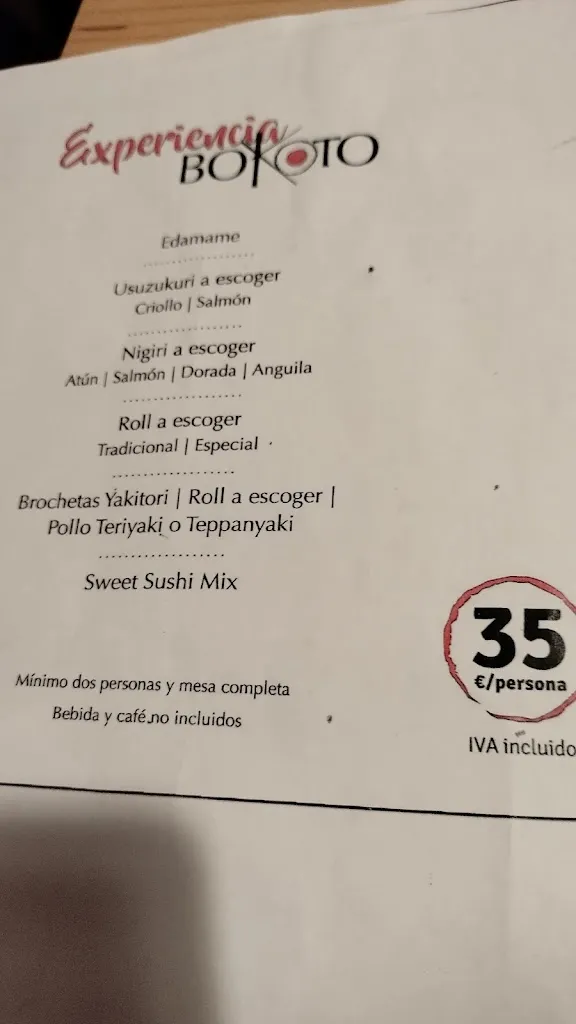 Menu_Bokoto Sabadell_Sabadell_image_2