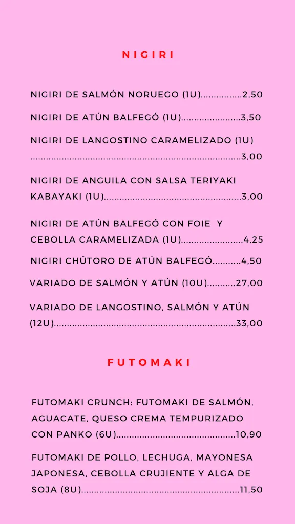 Menu_Kame House Kitchen_Sabadell_image_1