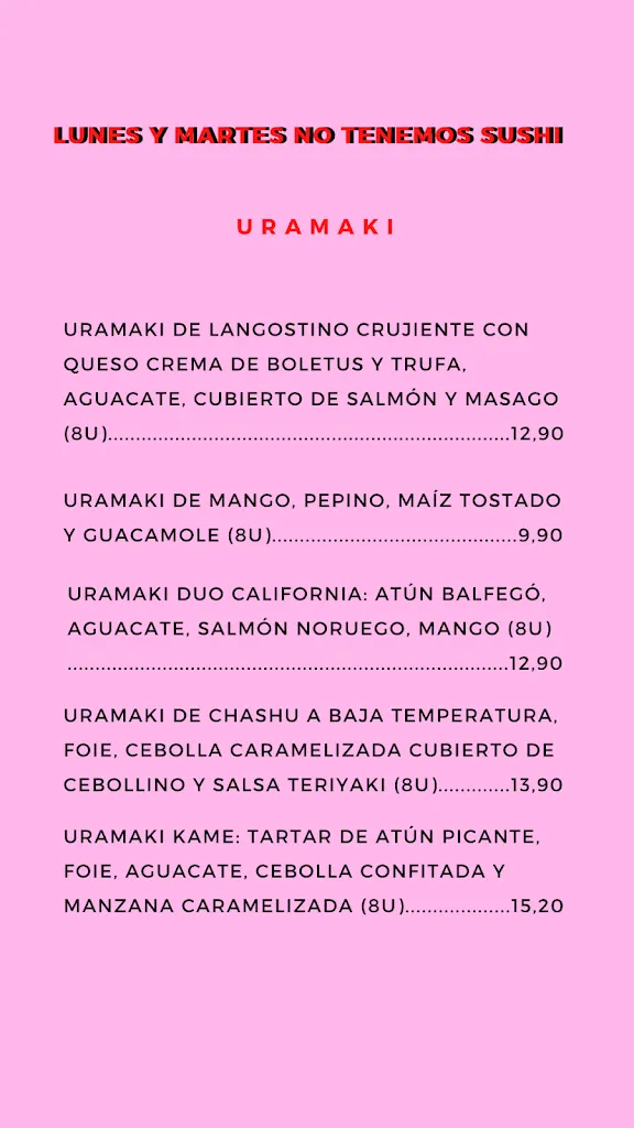 Menu_Kame House Kitchen_Sabadell_image_2