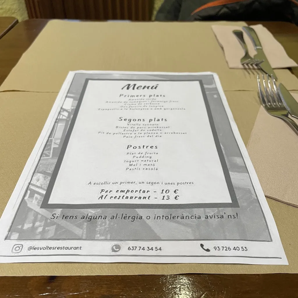 Menu_Restaurant les Voltes de la Borriana_Sabadell_image_3