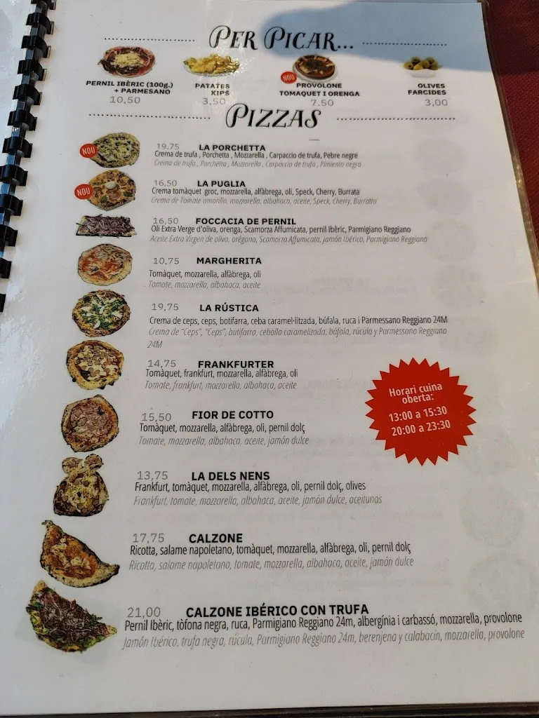 Menu_Maximmus Pizzeria Napoletana_Sabadell_image_3